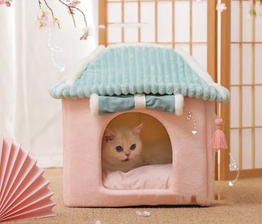 Großhandel B2B Warmes, herausnehmbares Katzenbett Katzenhaus